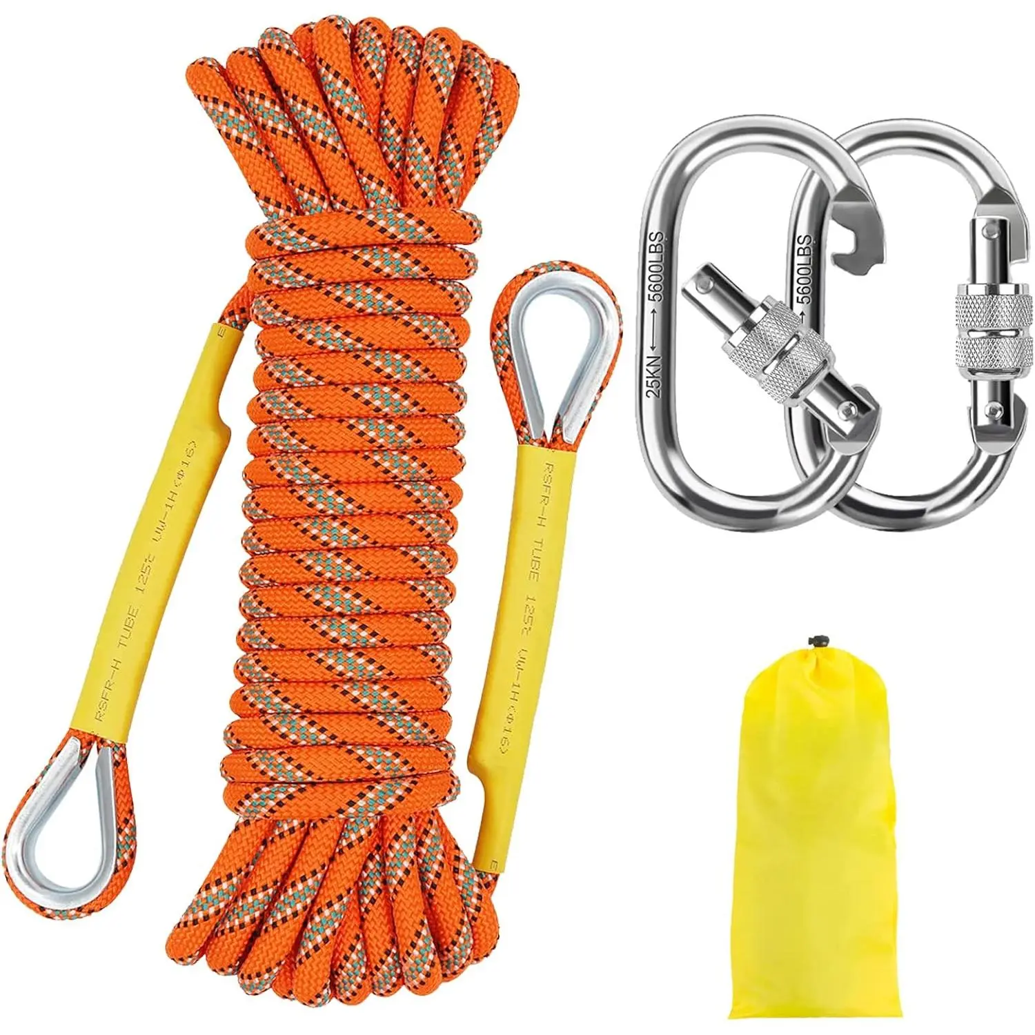 Rope 100 ft - 1/4 Inch General Purpose Rope for Tents, Hammocks, Harnesses, Awnings, Ideal for Outdoor Use