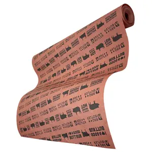 Pink Butcher Paper - Smoking Wrap - 24" x 150' Printed Meat