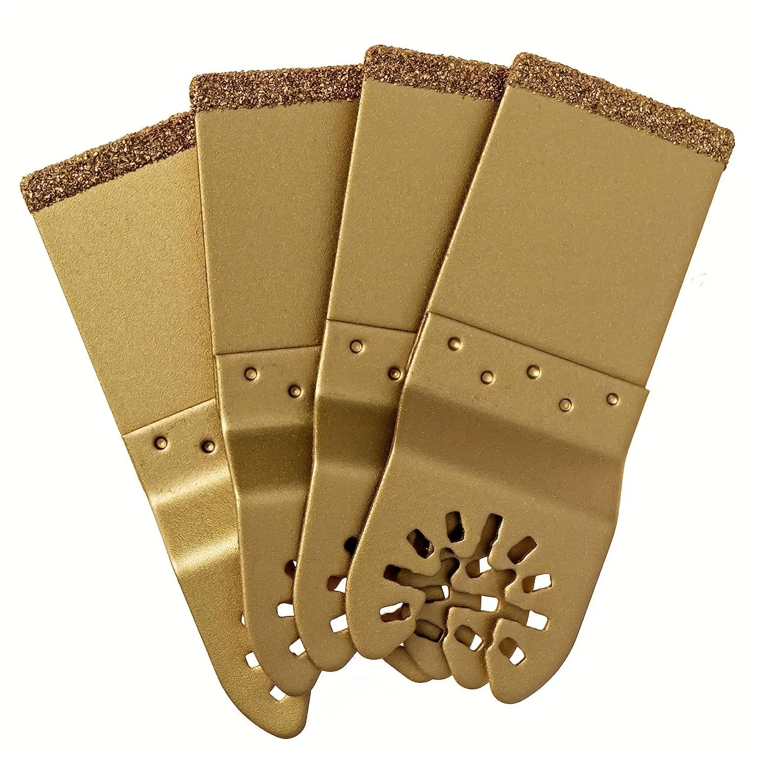 Diamond Oscillating Saw Blades Set, Universal Carbide Blades for Tile Grout, Mortar, Concrete, Masonry, Removal, Grinding, Cutting, Multitool Blades for Versatile Use, High Hardness Blade, Heavy Duty, Blade Replacement