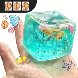[3D Cartoon Figurine] New - Realistic Squeezeable 3D Cartoon Character Figurine with Cube, Endless Crunching Sensation, Durable for & s, Fidget Gift for Christmas, Birthdays, Parties