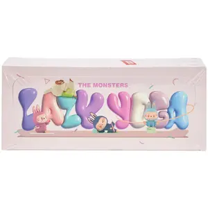 929564 Pop Mart Labubu The Monsters Lazy Yoga Series Figures Sealed Blind Box