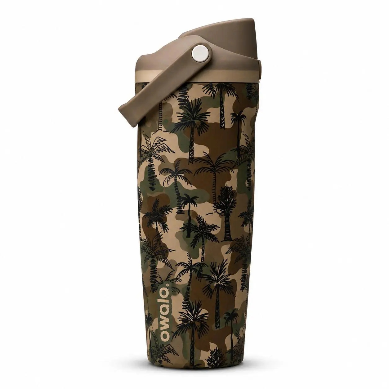 Owala FreeSip Tumbler 30oz Camo Print Insulated Stainless Steel Travel Tumbler Leakproof Straw Cup BPA Free Color Drop