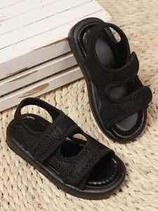 Velcro Sports Sandals, Breathable Mesh, Non-Slip Soft Sole, Unisex, Casual Daily Wear, School, Sport, Beach, Comfortable, Strapy Sandals