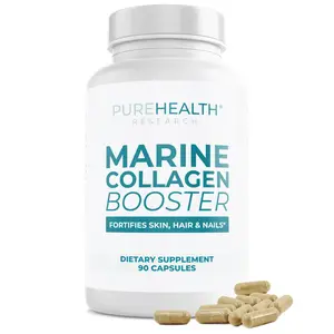Marine Collagen Booster with Hyaluronic Acid for Hair, Skin & Nails Health