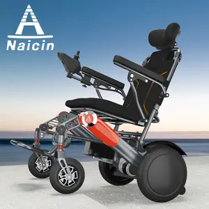 Electric Wheelchair 203 Foldable Electric Folding Back  Long Range Lightweight Healthcare Equipment for Enhanced Mobility
