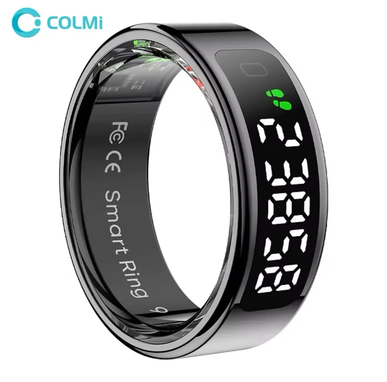 COLMI R12 Smart Ring With Display Screen and Touch, Wireless Charging