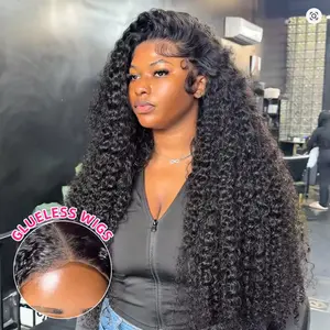 Bling Hair TikTokShopBlackFriday 180 Density Wear And Go Deep Wave Glueless Wig Human Hair 5x5 13x6 Hd Frontal Curly Lace Front Wigs On Clearance Sale For Women