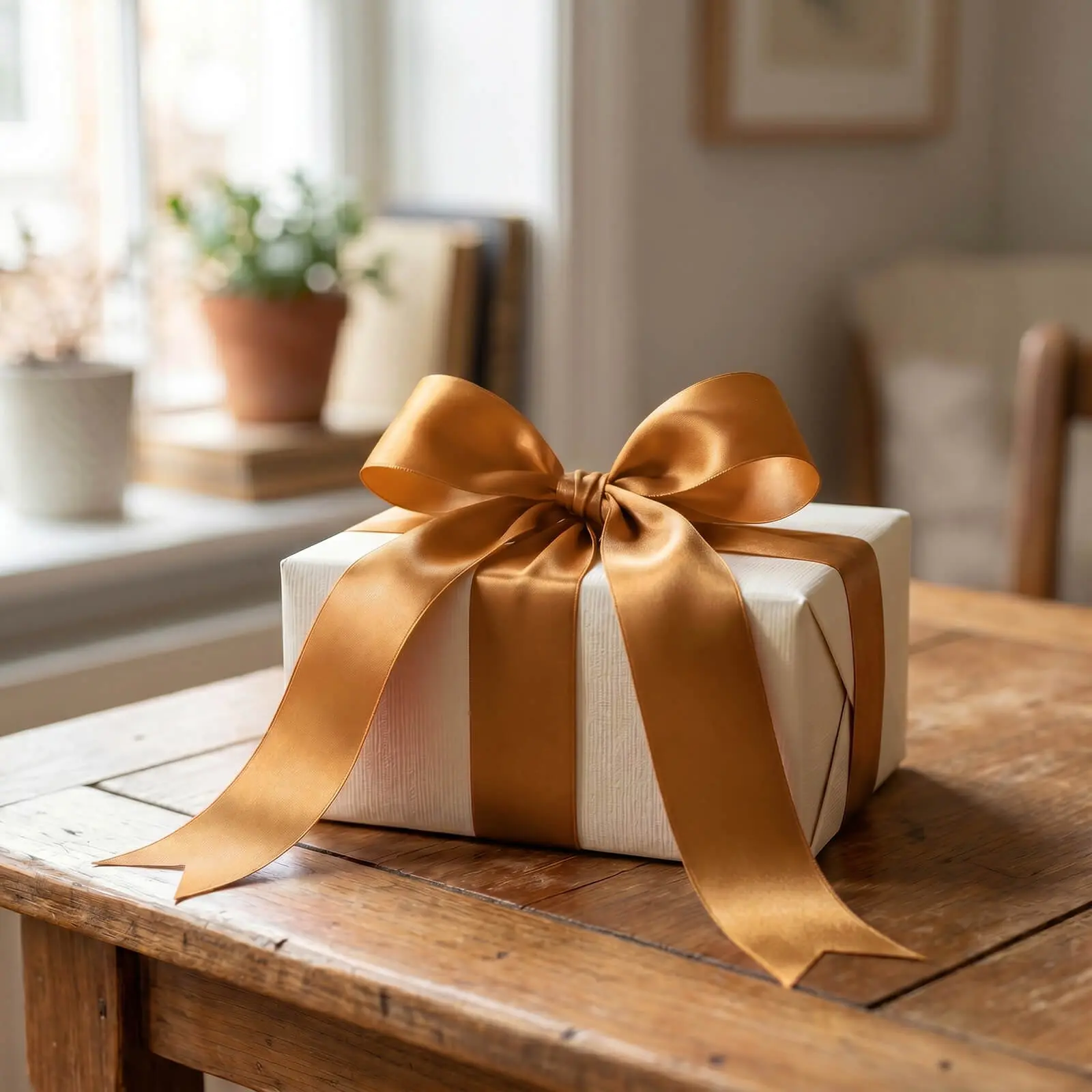 Satin Ribbon Roll 2" x 100 Yards Gold – Single Face Decorative Craft Ribbon