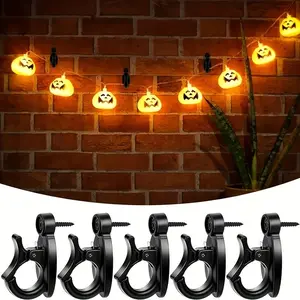 Multifunctional Screw-In Hooks, Hangers for String Lights, Plants, Wind Chimes, Halloween Christmas Patio Decor