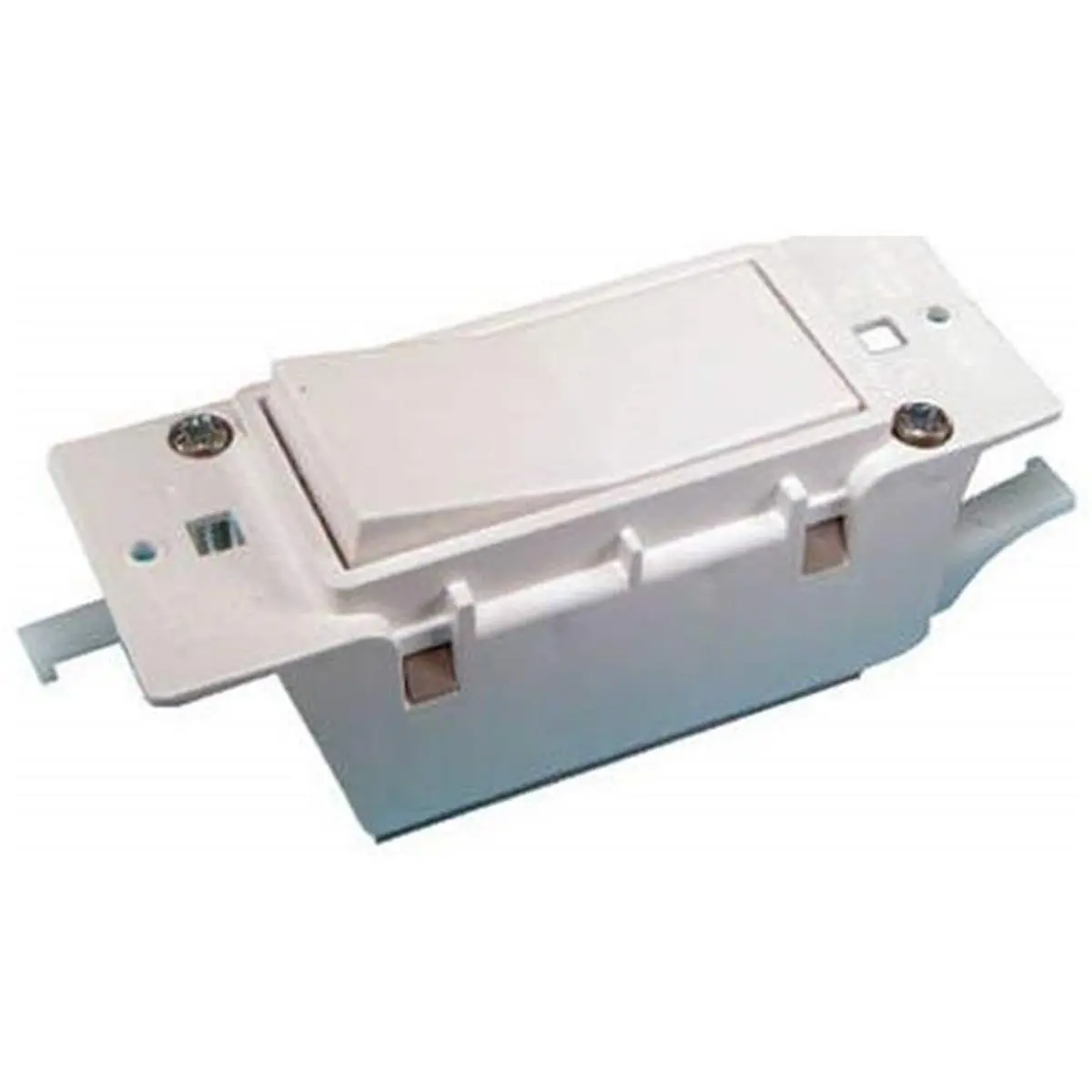 212 MAIN Modern Compact Single Lighting Switch - White, Ideal for Mobile Homes and Sailing Water Sports Gear, 15Amp Ac, 120V, 15 Amp, 120V, A.c.