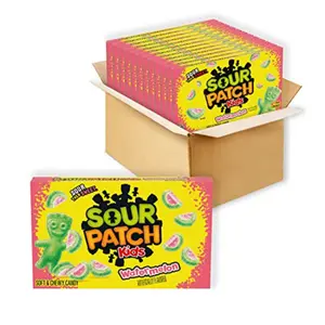 SOUR PATCH KIDS Watermelon Soft & Chewy Candy, Bulk Candy, Mother's Day, 12 - 3.5 oz Boxes