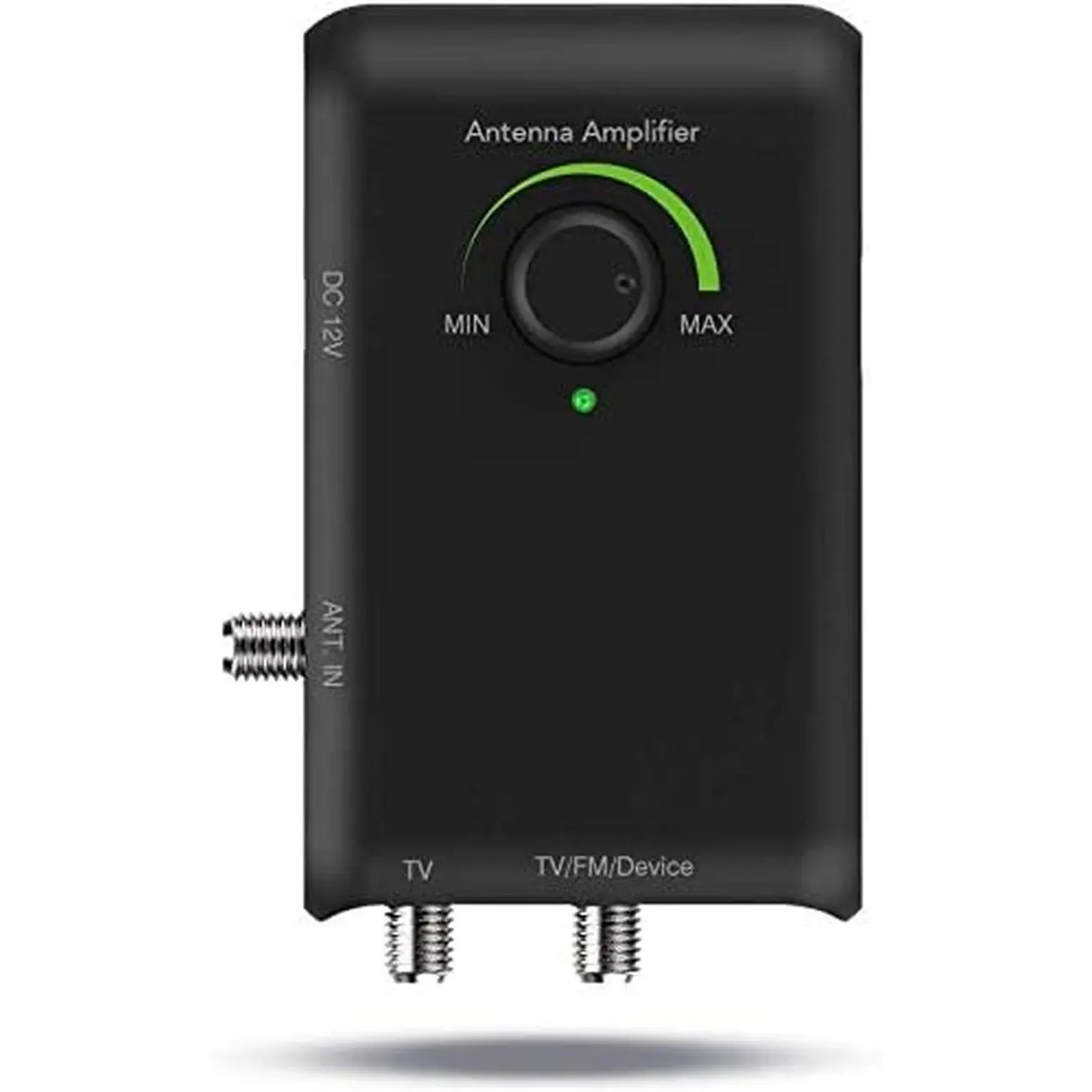 HD Smart Boost Antenna Amplifier,Tv Antenna Amplifier Signal Booster, HDTV Booster with Dual Outputs for 2 Tvs, HD Digital VHF UHF FM Amplifier,Compatible with Any Non-Amplified Antennas ANTOP
