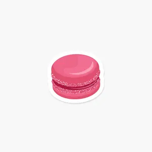 Macaron Cherry Sticker