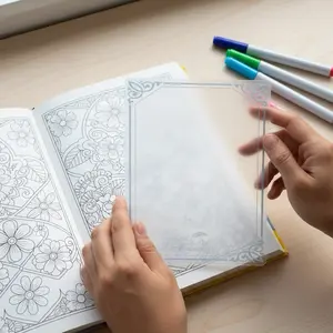 Coloring Book Page Protectors (8.5×11) 2-Pack Premium