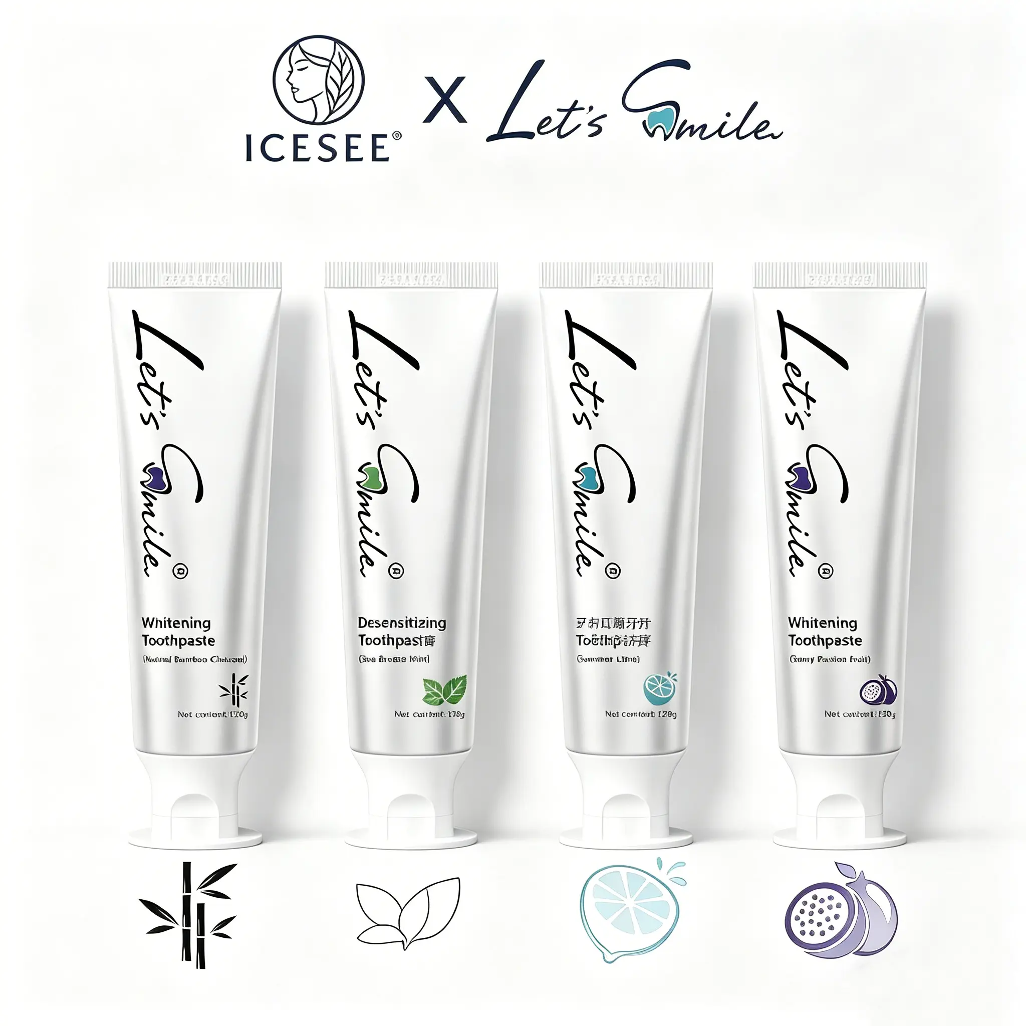 ICESEE Insta-Fresh Cool Mint Xylitol Toothpaste, Long Lasting Instant Fresh Breath, Refreshing Mint Formula for All-Day Oral Confidence