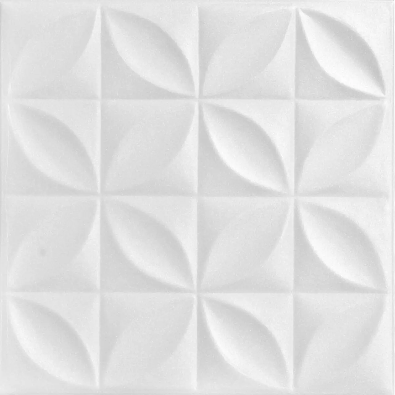 A La Maison Ceilings Perceptions Lightweight Polystyrene Glue-Up Ceiling Tiles Set - #R103, 20 in x 20 in, Home Decor for Bedroom & Living Room, Pack of 8 (21.6 sqft), Indoor
