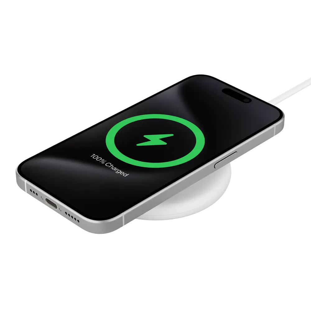 Belkin BoostCharge Magnetic Wireless Charger Pad - Qi2 Tech 15W Charging, USB Type-C, Compatible with Smartphones, Magnetic Chargers Compatible Device, Smartphone, Mobile