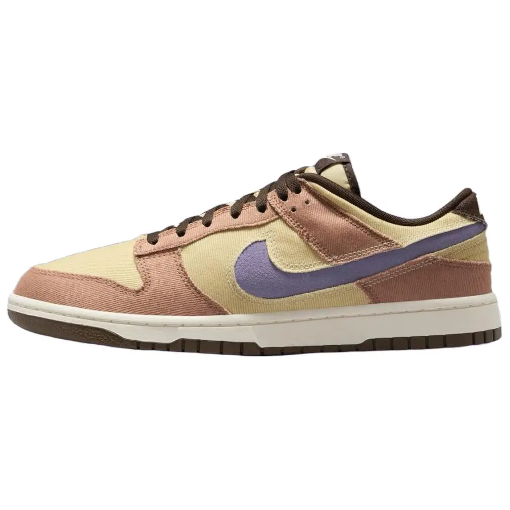 Nike Dunk Low SE 'Dusted Clay Denim' Men's Classic Low-Top Sneaker with Durable Leather Upper & Chunky Rubber Outsole for All Seasons, Shoe, Footwear, Walking Shoes, Sports Shoes