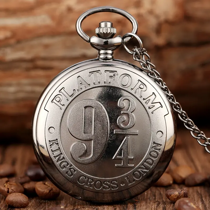 Unisex Vintage Round Text-Embossed Silver Pocket Watch with Chic Polished Alloy Pendant, Quartz Movement, Built-In Battery, Analog Dial, Chain - Non-Waterproof Fashion Unisex Watch Accessory, Not Waterproof