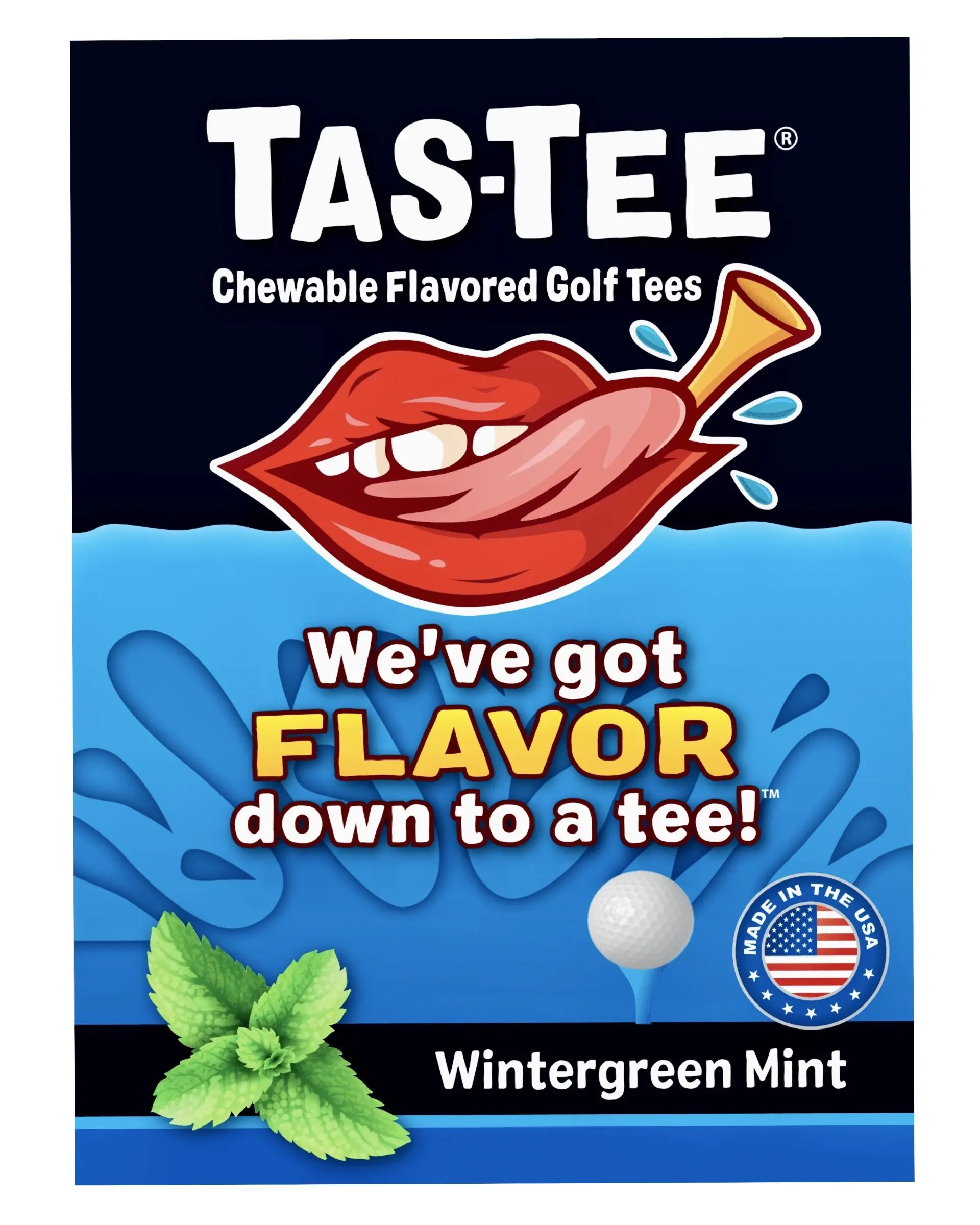 Tas-Tee Variety 4 Packs (24 flavored golf tees) Golf Supply Golf Gear