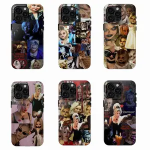 Tiffany Valentine Phone Case, Bride of Chucky Horror Doll Aesthetic Artwork, Tough Shockproof Protective Cover, Compatible with iPhone 11-17 Pro Max/Plus and Samsung Galaxy S23-25
