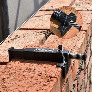 Bricklaying String Line Tools Set, 2 Pieces Masonry Level String Lines, Construction Plumb Bob Fixer Box Pack, Ideal for Builders, Hand Tools