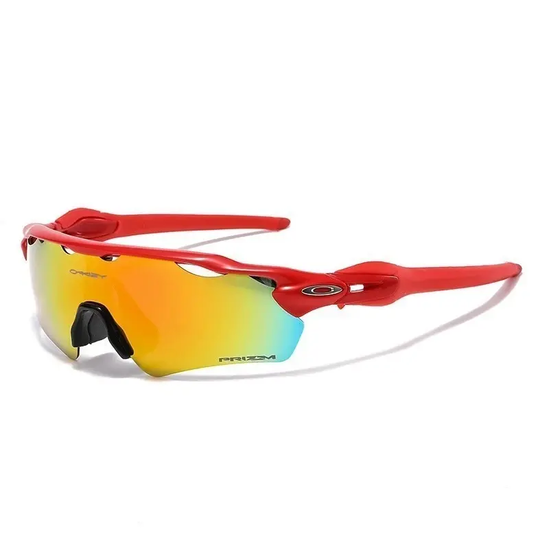 Black Sunglasses, PRIZM Lens Technology, Lightweight Wraparound Sports Glasses for Road Cycling, MTB, Running and Golf