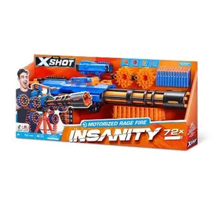 X-Shot Excel Insanity Motorized Rage Fire Gatlin Blaster