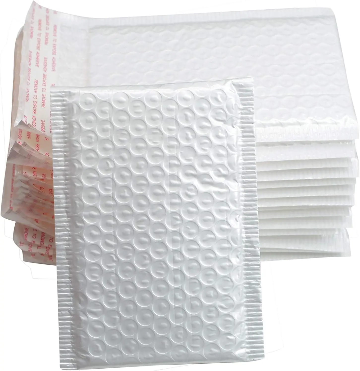 Poly Bubble Lined Mailers Padded Shipping Envelopes Self Seal Mailer Waterproof, Shockproof and Dustproof (White 4x6 Inches)