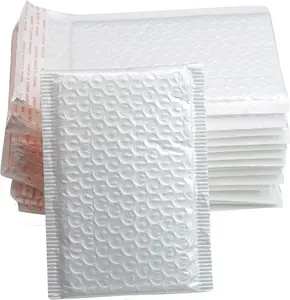 Poly Bubble Lined Mailers Padded Shipping Envelopes Self Seal Mailer Waterproof, Shockproof and Dustproof (White 4x6 Inches)