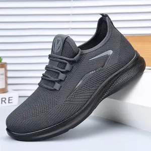 CORASUN 2026 Spring new men's lightweight sports and leisure shoes, air cushion mesh running shoes, soft soled soft surface running shoes, anti slip board shoes, black work shoes, shipped from the United States