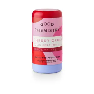 Good Chemistry Cherry Crush Solid Perfume ~ Balm-like fragrance ~ on-the-go size ~ Notes of Wild Cherry, Sandalwood and Vanilla Bean ~ Vegan + Cruelty-Free with full ingredient transparency