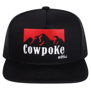 “COWPOKE”  3D Embroidery |Street Style High end Adjustable Hip Hop Hat Sunscreen Leisure Hat Spring and Autumn Tourism Beach Vacation Hat trucker hat surf hats