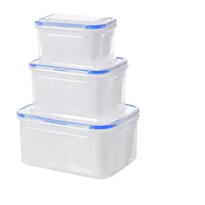 BPA-Free Plastic Food Storage Containers Set, Leak-Proof, Freezer-Safe, Reusable, Multipurpose Kitchen Organizers for Fruits, Vegetables, and Food