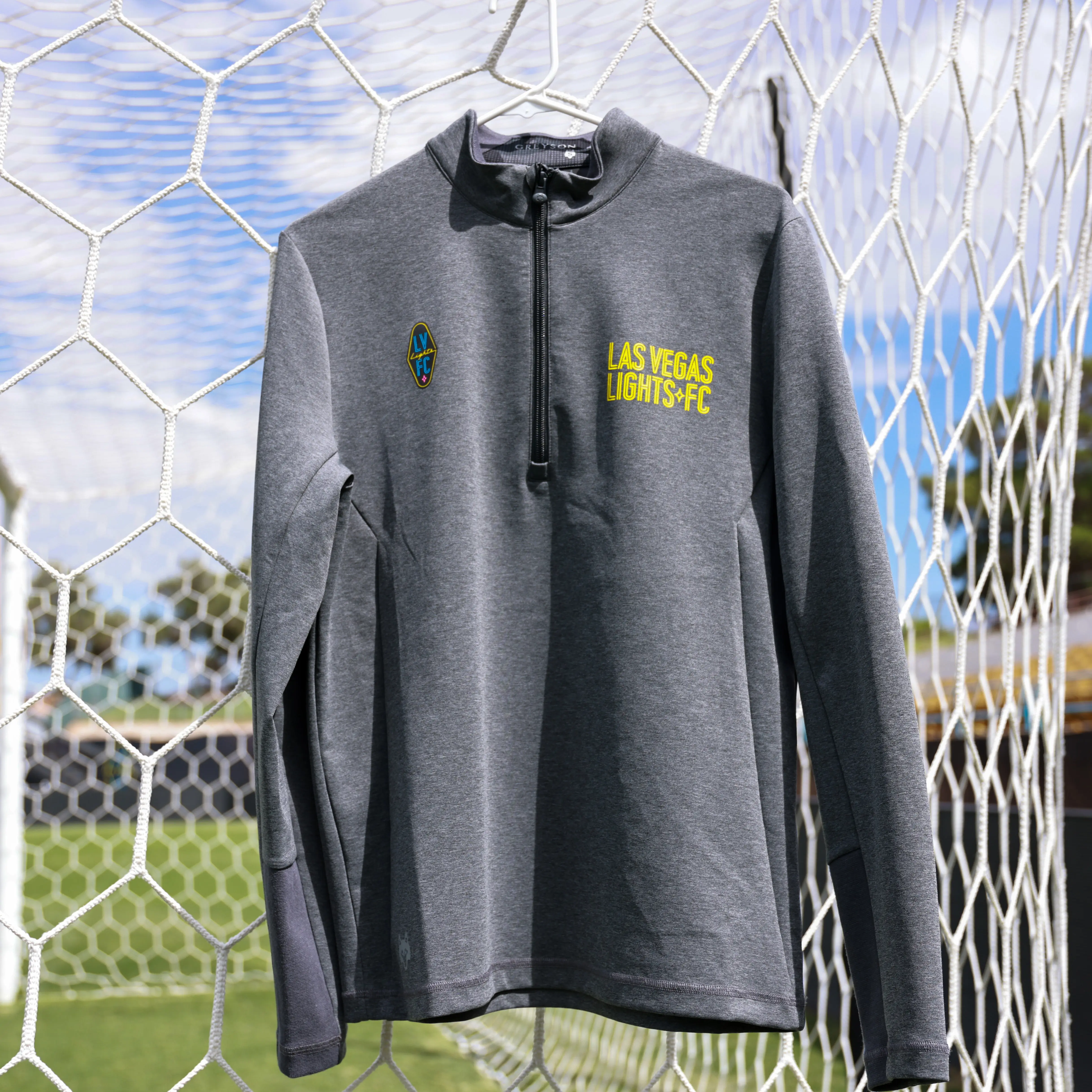 Las Vegas Lights FC Greyson Heather Sequoia 1/4 Zip Pullover Jacket