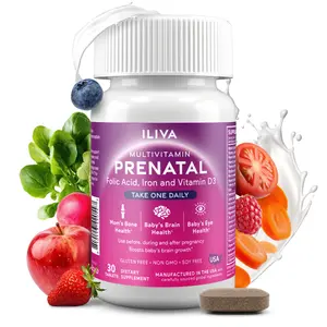 by INDICAID Prenatal Vitamins for Women- Sophisticated Folate and 18 Vitamins and Minerals for Neural Tube Support & Fetal Brain Development, Gluten-Free, Dairy-Free & Soy-Free - 30 Servings Healthcare