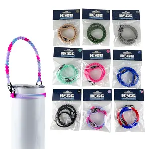Silicone Portable Water Bottle Tumbler Holder, Once Size Fits Most 3oz - 40oz Cups & Tumblers, Trendy Gift Idea