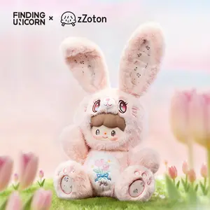 [FINDING UNICORN] zZoton PVC Plush-Tulip Bunny zZoton Cute Figures Desktop Ornament Collectible Toys Birthday Gifts