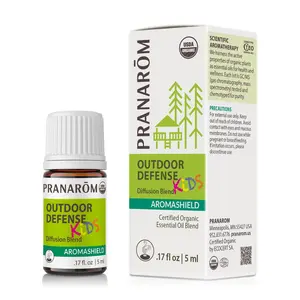 Pranarom Aromashield Outdoor Defense Diffusion Blend for Kids – Organic Bio | Gentle Essential Oil Blend