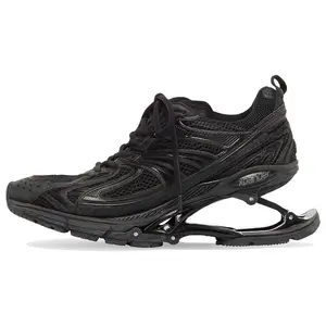 Balenciaga X-Pander Mesh Suspended Heel Low-Top Sneakers Women's Black