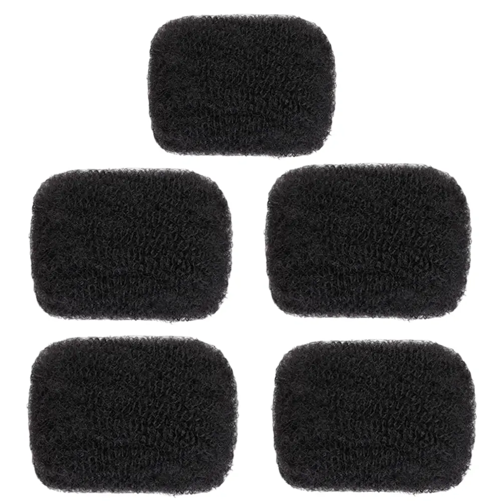 Encharm 35g/pack Afro Kinky Bulk Human Hair for Braiding - 100% Real Soft Hair for Mini Twist, Braiding, Loc Extensions & Crochet, Kinky Curly Hair Bulk, Natural Afro Bulk for Dreadlocks