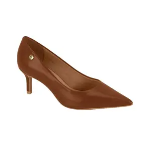 Vizzano Classic Black High Heel Pumps – Elegant Pointed Toe Shoes for Women | Office, Party & Formal Wear Stiletto Design Sandal Footwear Leather Leather