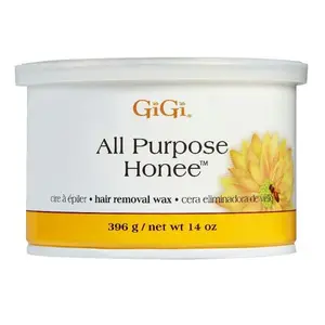 GiGi All Purpose Honee Wax for Sensitive Skin Hair Removal 14 oz Gentle Formula Smooth & Silky Results