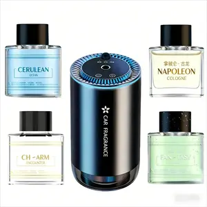 De Adjustable Rechargeable Aroma Diffuser Charging Mini Nano Automatic Spray FragranceMachine Odour-Eliminating Perfume EssentialOil Diffuser Starlight Car Roof Ambient Lighting ReplaceableEssential Oils Car Aromatherapy Car Deodorizer car air freshener