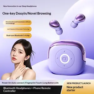[Brand New 2026] Q62 Sleep Bluetooth Earbuds: Wireless In-Ear Mini Noise-Canceling Earbuds for Side Sleeping and Better Sleep, Multi-Functional, Remote Control, Comfortable for Long-Term Wear cancelling headphone