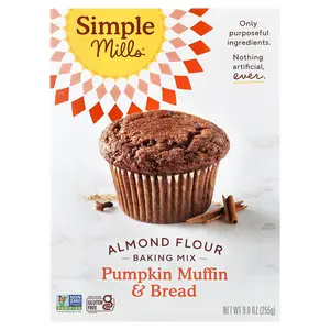 Simple Mills Almond Flour Baking Mix, Pumpkin Muffin & Bread, 9 oz (255 g)