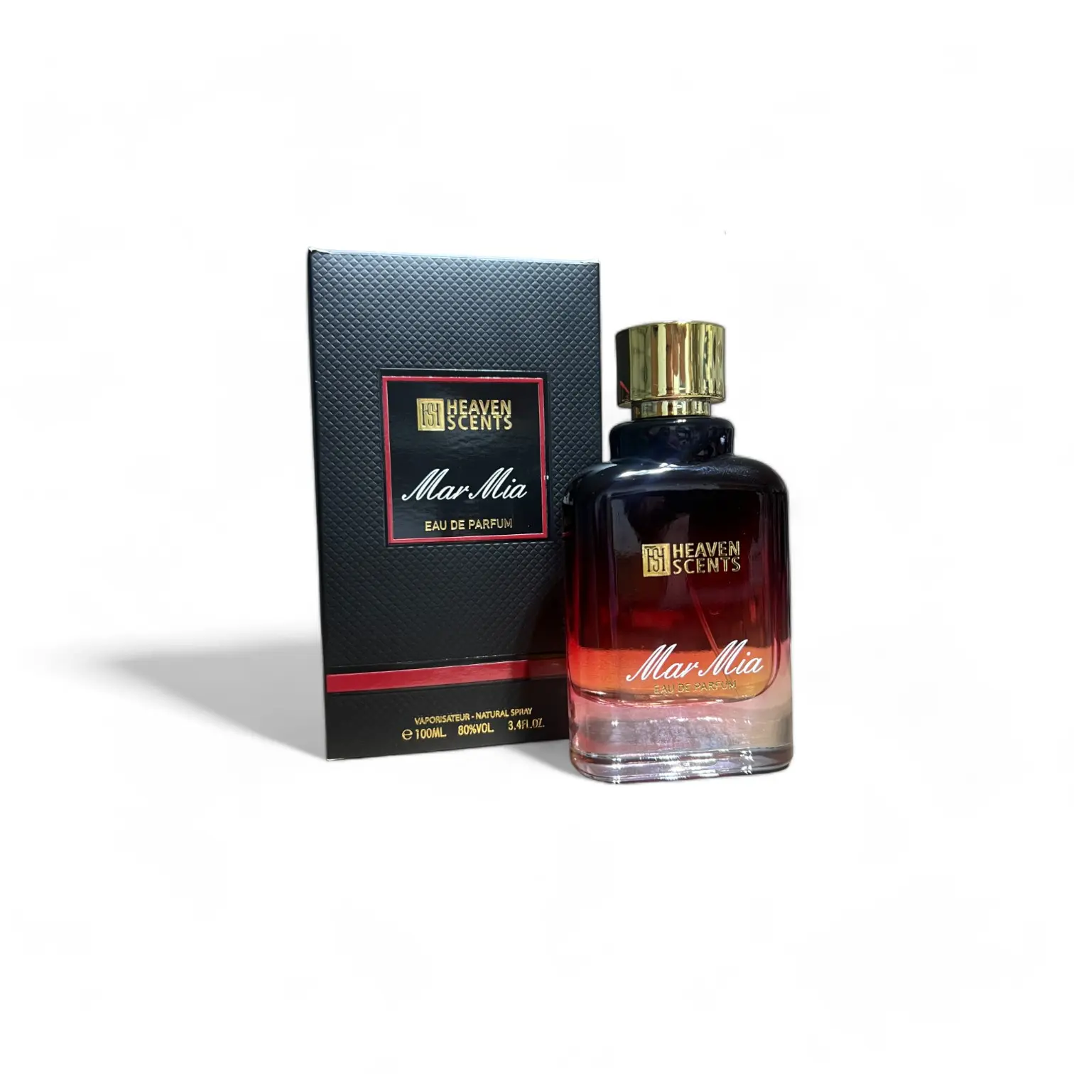 Heaven Scents Mar Mia Unisex Alcohol-Based Eau de Parfum, 3.4 Oz (100ml) - Floral Peach Scent with Plum Accord and Lasting Trail