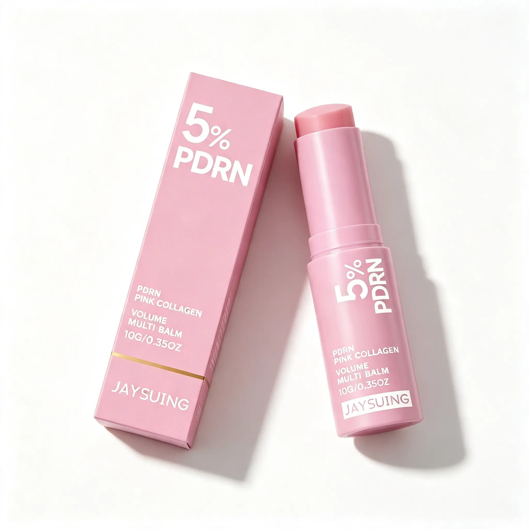 Pink multi-benefit moisturizing stick, daily hydration skincare, 10 g