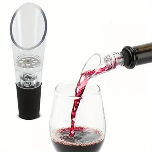 Wine Pourer, 2 Counts/set Wine Aerator, Drip-free Pour Wine Pourer, Bar Utensils for Home Kitchen Party Picnic, Home Bar Accessories
