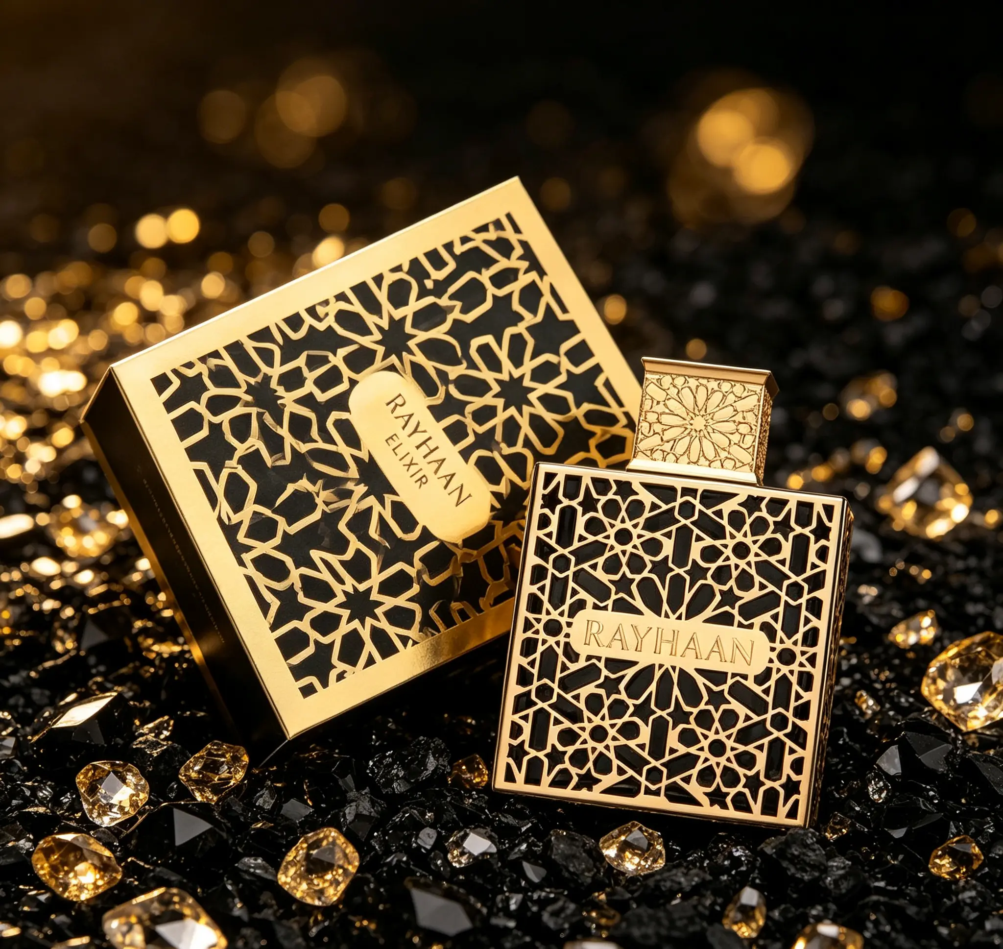 Rayhaan Elixir Unisex Eau de Parfum Spray 3.4 Ounce / 100ml | Sophisticated Long Lasting All Gender Fragrance, Versatile Signature Scent for Daily Wear, Dates, Travel & Special Occasions